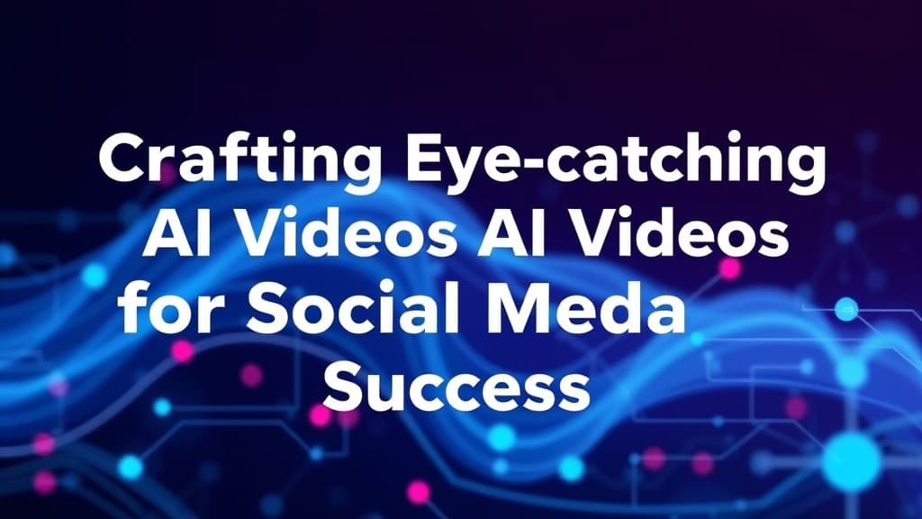 Crafting Eye-Catching AI Videos for Social Media Success