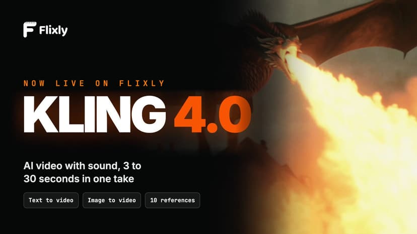 Kling 4.0 Is Live on Flixly: 30-Second AI Video With Sound
