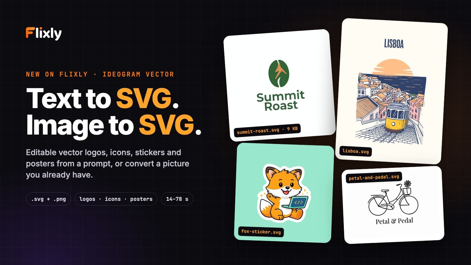 Ideogram Vector Is Live on Flixly: Text to SVG and Image to SVG