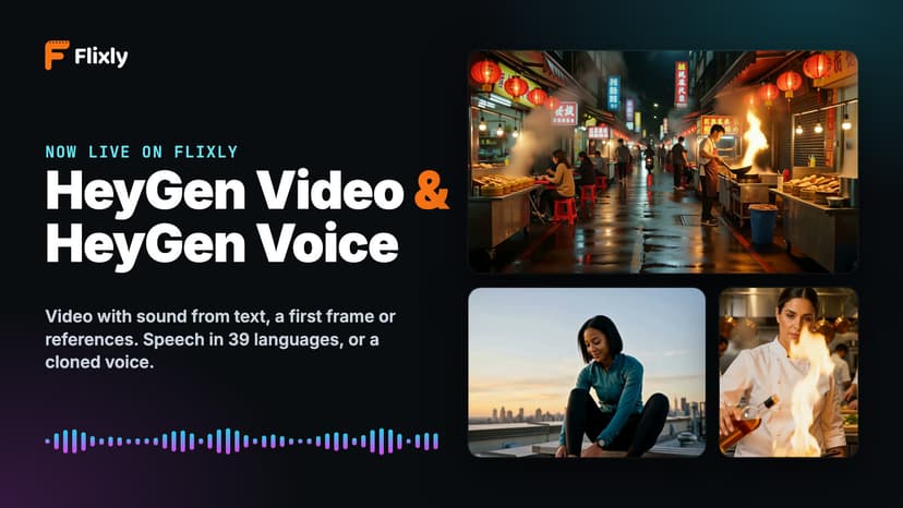 HeyGen Video and HeyGen Voice Are Live on Flixly