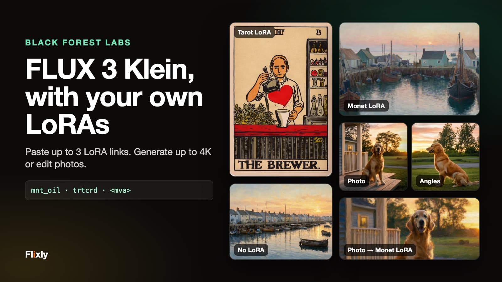 FLUX 3 Klein LoRA: Run Your Own LoRAs on Flixly